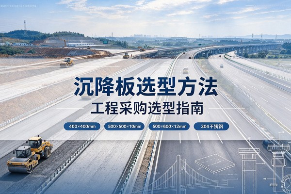 若尔盖沉降板选择方法