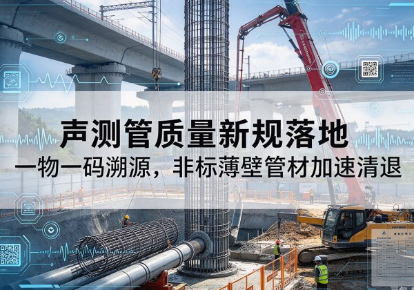 若尔盖声测管质量新规落地，一物一码溯源，非标薄壁管材加速清退