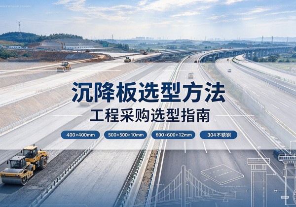 若尔盖沉降板选择方法